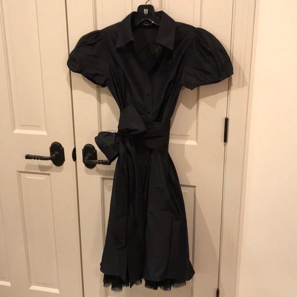 BCBG Maxazria Luncheon Dress, Black, Size 2